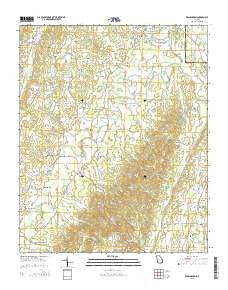 Kensington Georgia Current topographic map, 1:24000 scale, 7.5 X 7.5 Minute, Year 2014