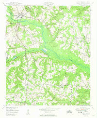 Keysville Georgia Historical topographic map, 1:24000 scale, 7.5 X 7.5 Minute, Year 1950