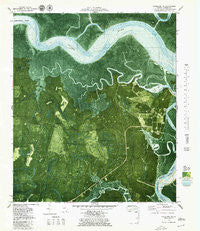 Kingsland NE Georgia Historical topographic map, 1:24000 scale, 7.5 X 7.5 Minute, Year 1979