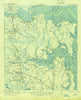 Kingsland Georgia Historical topographic map, 1:62500 scale, 15 X 15 Minute, Year 1918