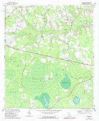 Kirkland Georgia Historical topographic map, 1:24000 scale, 7.5 X 7.5 Minute, Year 1972