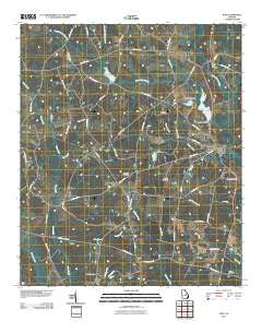 Kite Georgia Historical topographic map, 1:24000 scale, 7.5 X 7.5 Minute, Year 2011