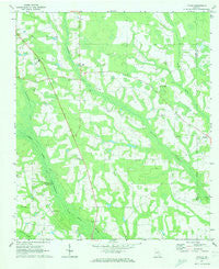 K'ville Georgia Historical topographic map, 1:24000 scale, 7.5 X 7.5 Minute, Year 1971