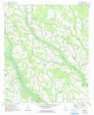 K'ville Georgia Historical topographic map, 1:24000 scale, 7.5 X 7.5 Minute, Year 1971