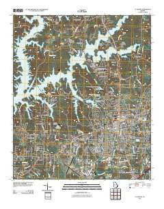 La Grange Georgia Historical topographic map, 1:24000 scale, 7.5 X 7.5 Minute, Year 2011
