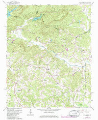Lake Russell Georgia Historical topographic map, 1:24000 scale, 7.5 X 7.5 Minute, Year 1964