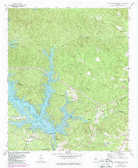 Lake Sinclair East Georgia Historical topographic map, 1:24000 scale, 7.5 X 7.5 Minute, Year 1972