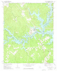 Lake Sinclair West Georgia Historical topographic map, 1:24000 scale, 7.5 X 7.5 Minute, Year 1972