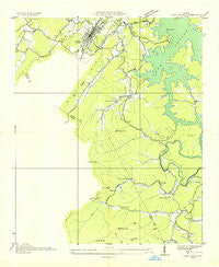 Lake Toccoa Georgia Historical topographic map, 1:24000 scale, 7.5 X 7.5 Minute, Year 1935