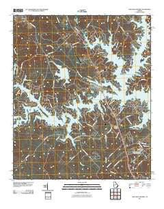 Lake Sinclair West Georgia Historical topographic map, 1:24000 scale, 7.5 X 7.5 Minute, Year 2011