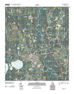 Lakeland Georgia Historical topographic map, 1:24000 scale, 7.5 X 7.5 Minute, Year 2011