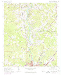 Lanett North Alabama Historical topographic map, 1:24000 scale, 7.5 X 7.5 Minute, Year 1964