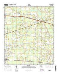 Lanier Georgia Current topographic map, 1:24000 scale, 7.5 X 7.5 Minute, Year 2014