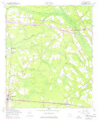 Lanier Georgia Historical topographic map, 1:24000 scale, 7.5 X 7.5 Minute, Year 1958