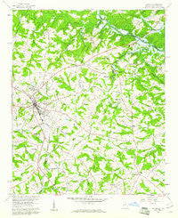 Lavonia Georgia Historical topographic map, 1:24000 scale, 7.5 X 7.5 Minute, Year 1959