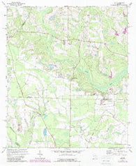 Lax Georgia Historical topographic map, 1:24000 scale, 7.5 X 7.5 Minute, Year 1972