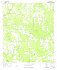 Lax Georgia Historical topographic map, 1:24000 scale, 7.5 X 7.5 Minute, Year 1972