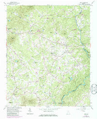 Leaf Georgia Historical topographic map, 1:24000 scale, 7.5 X 7.5 Minute, Year 1964