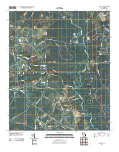 Leefield Georgia Historical topographic map, 1:24000 scale, 7.5 X 7.5 Minute, Year 2011