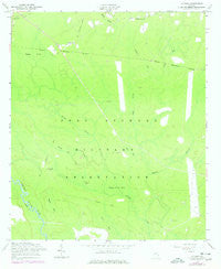 Letford Georgia Historical topographic map, 1:24000 scale, 7.5 X 7.5 Minute, Year 1958