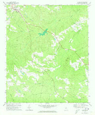 Lexington Georgia Historical topographic map, 1:24000 scale, 7.5 X 7.5 Minute, Year 1971