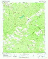 Lexington Georgia Historical topographic map, 1:24000 scale, 7.5 X 7.5 Minute, Year 1971