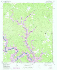 Liberty Georgia Historical topographic map, 1:24000 scale, 7.5 X 7.5 Minute, Year 1972