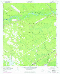 Limerick NW Georgia Historical topographic map, 1:24000 scale, 7.5 X 7.5 Minute, Year 1958