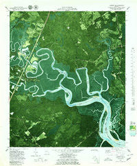 Limerick SE Georgia Historical topographic map, 1:24000 scale, 7.5 X 7.5 Minute, Year 1979