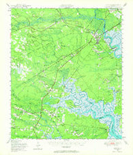 Limerick Georgia Historical topographic map, 1:62500 scale, 15 X 15 Minute, Year 1948