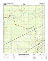 Limerick NW Georgia Current topographic map, 1:24000 scale, 7.5 X 7.5 Minute, Year 2014