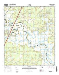 Limerick SE Georgia Current topographic map, 1:24000 scale, 7.5 X 7.5 Minute, Year 2014