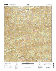 Lincoln Park Georgia Current topographic map, 1:24000 scale, 7.5 X 7.5 Minute, Year 2014