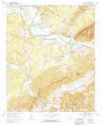 Livingston Georgia Historical topographic map, 1:24000 scale, 7.5 X 7.5 Minute, Year 1967