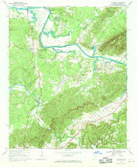 Livingston Georgia Historical topographic map, 1:24000 scale, 7.5 X 7.5 Minute, Year 1967