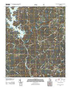 Lloyd Shoals Dam Georgia Historical topographic map, 1:24000 scale, 7.5 X 7.5 Minute, Year 2011