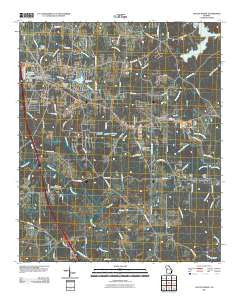 Locust Grove Georgia Historical topographic map, 1:24000 scale, 7.5 X 7.5 Minute, Year 2011