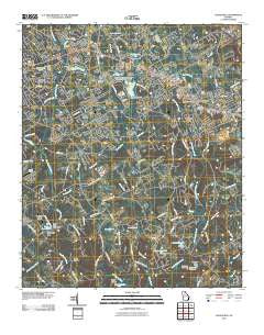 Loganville Georgia Historical topographic map, 1:24000 scale, 7.5 X 7.5 Minute, Year 2011