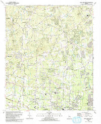 Lost Mountain Georgia Historical topographic map, 1:24000 scale, 7.5 X 7.5 Minute, Year 1992