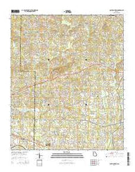 Lost Mountain Georgia Current topographic map, 1:24000 scale, 7.5 X 7.5 Minute, Year 2014