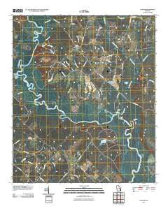 Lothair Georgia Historical topographic map, 1:24000 scale, 7.5 X 7.5 Minute, Year 2011