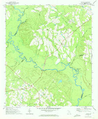 Lothair Georgia Historical topographic map, 1:24000 scale, 7.5 X 7.5 Minute, Year 1971