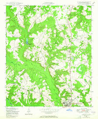 Louisville Georgia Historical topographic map, 1:24000 scale, 7.5 X 7.5 Minute, Year 1948