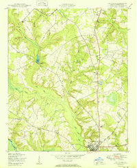 Louisville Georgia Historical topographic map, 1:24000 scale, 7.5 X 7.5 Minute, Year 1950