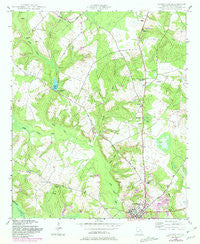 Louisville Georgia Historical topographic map, 1:24000 scale, 7.5 X 7.5 Minute, Year 1948