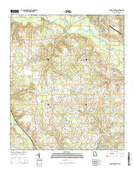 Louisville South Georgia Current topographic map, 1:24000 scale, 7.5 X 7.5 Minute, Year 2014