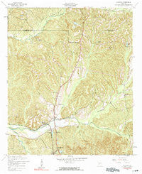 Louvale Georgia Historical topographic map, 1:24000 scale, 7.5 X 7.5 Minute, Year 1955