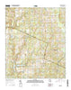 Lovett Georgia Current topographic map, 1:24000 scale, 7.5 X 7.5 Minute, Year 2014