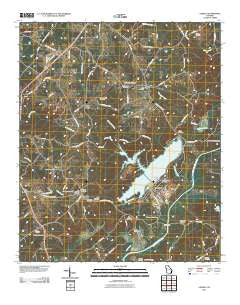 Lowell Georgia Historical topographic map, 1:24000 scale, 7.5 X 7.5 Minute, Year 2011