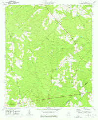Lowery Georgia Historical topographic map, 1:24000 scale, 7.5 X 7.5 Minute, Year 1974